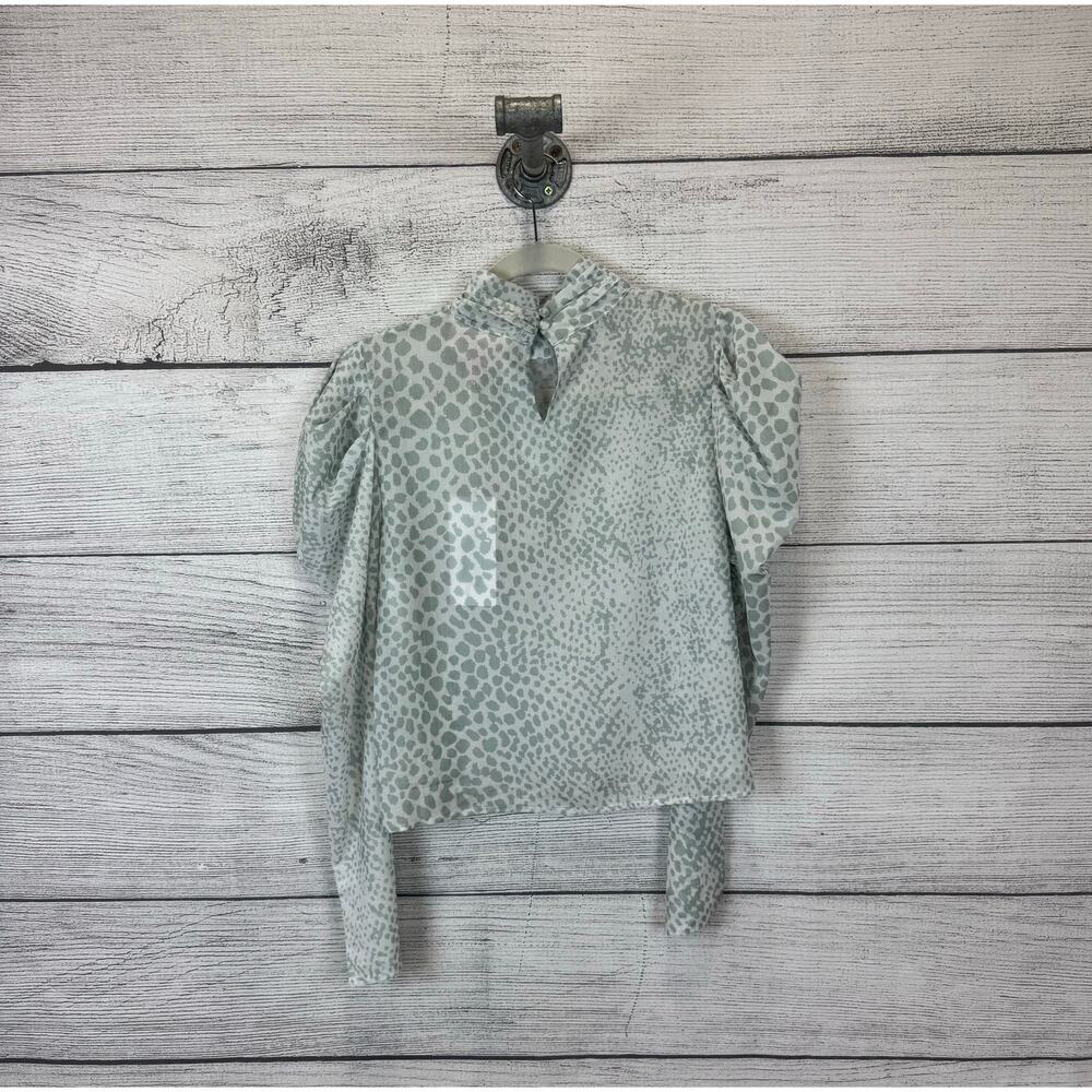 Sincerely Ours Women's Mint Python Rosie Puff Sle… - image 10